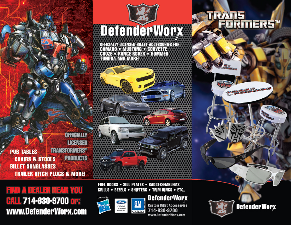 DefenderWorx BotCon Trifold outside spread